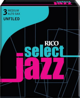 Трость для саксофона альт RICO RRS10ASX3M Select Jazz Unfiled